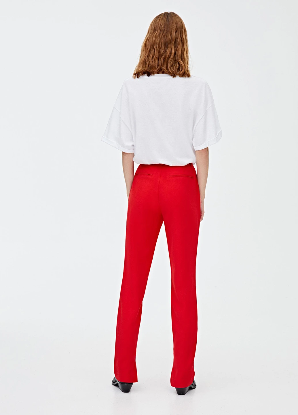 Брюки демісезон,червоний, Pull & Bear (243184882)