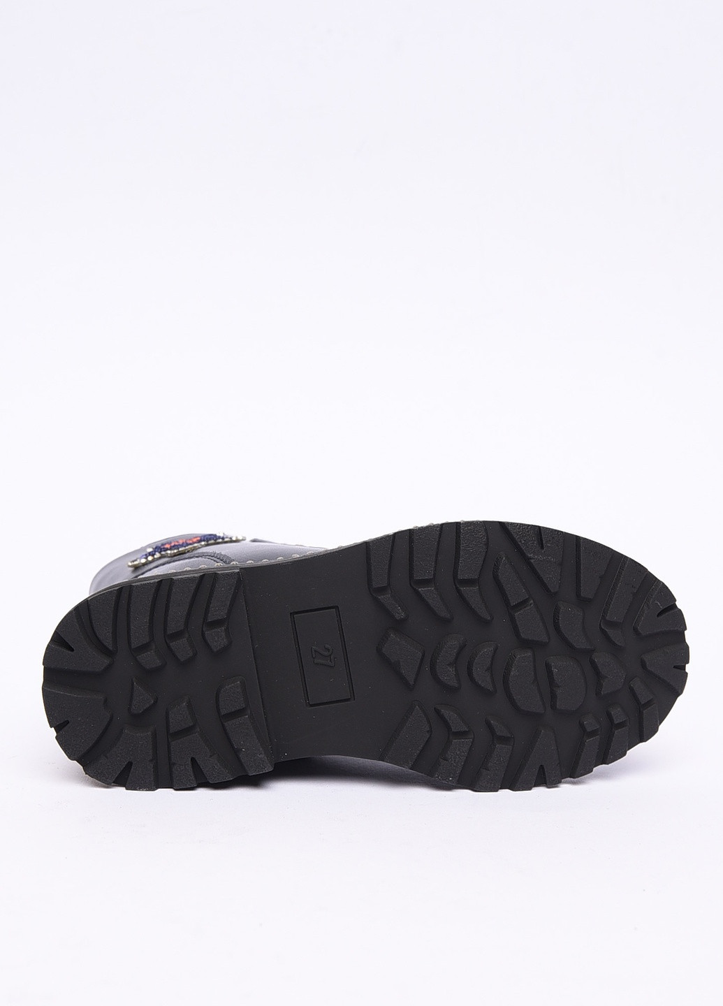 Черные кэжуал осенние ботинки детские демисезон черные на флисе Let's Shop