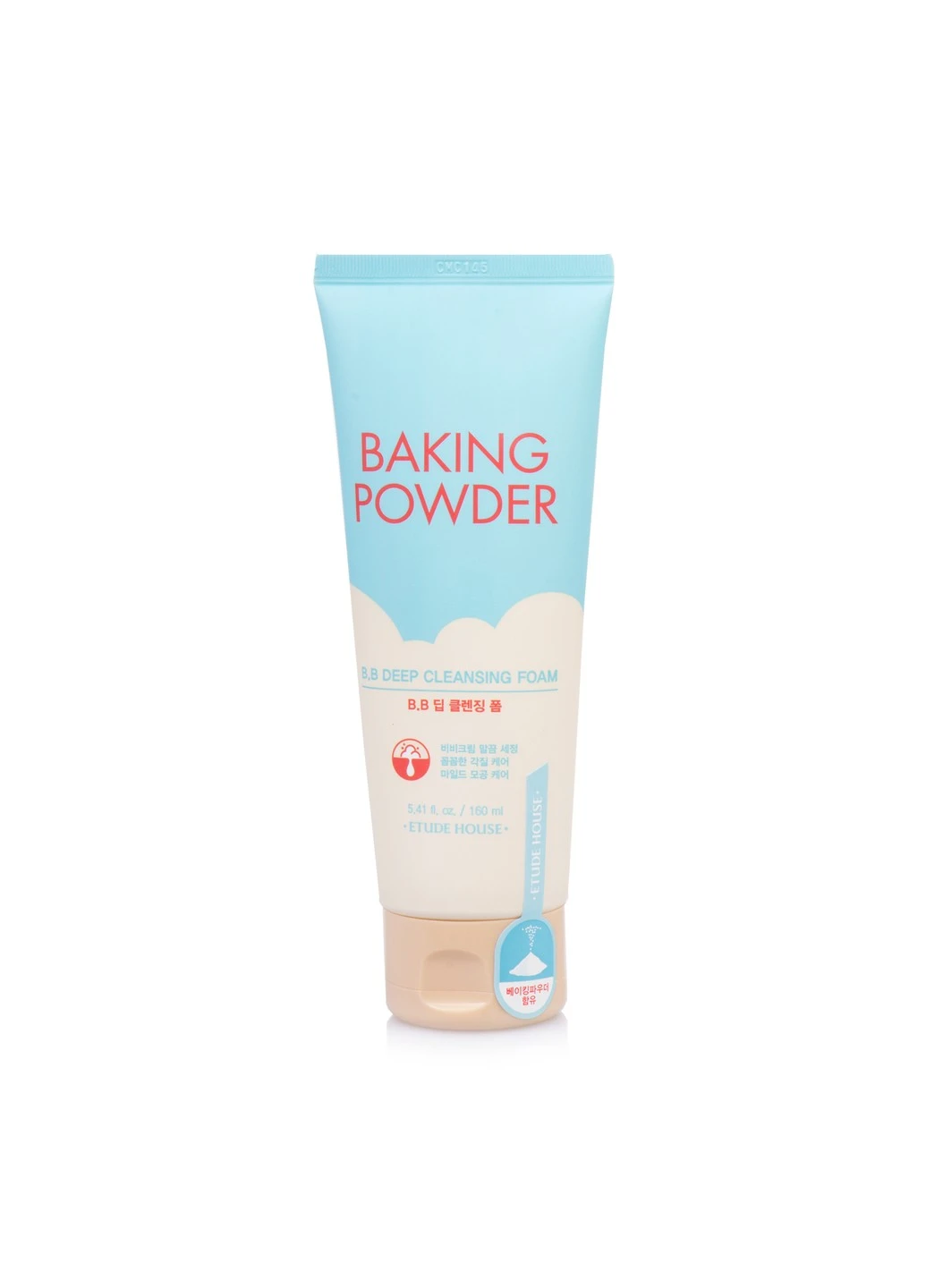 Пенка для глубокой очистки кожи лица и снятия макияжа Baking Powder BB Deep Cleansing Foam 160 мл Etude House (252906144)