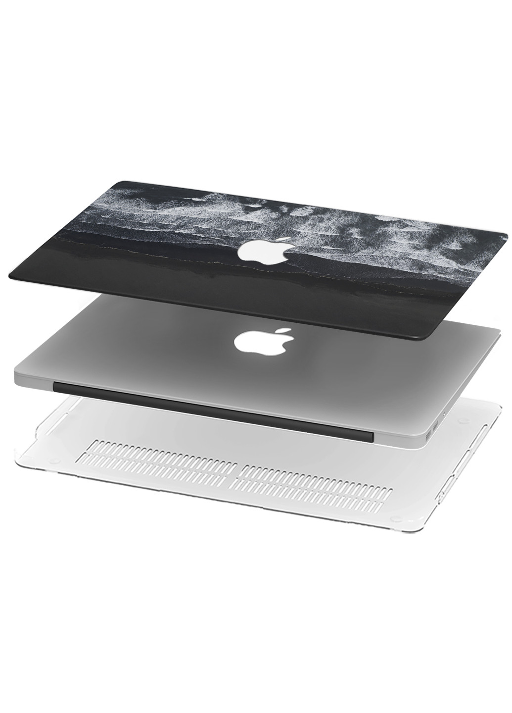 Чехол пластиковый для Apple MacBook Pro 15 A1707 / A1990 Морская волна (Sea wave) (9649-2757) MobiPrint (219124063)