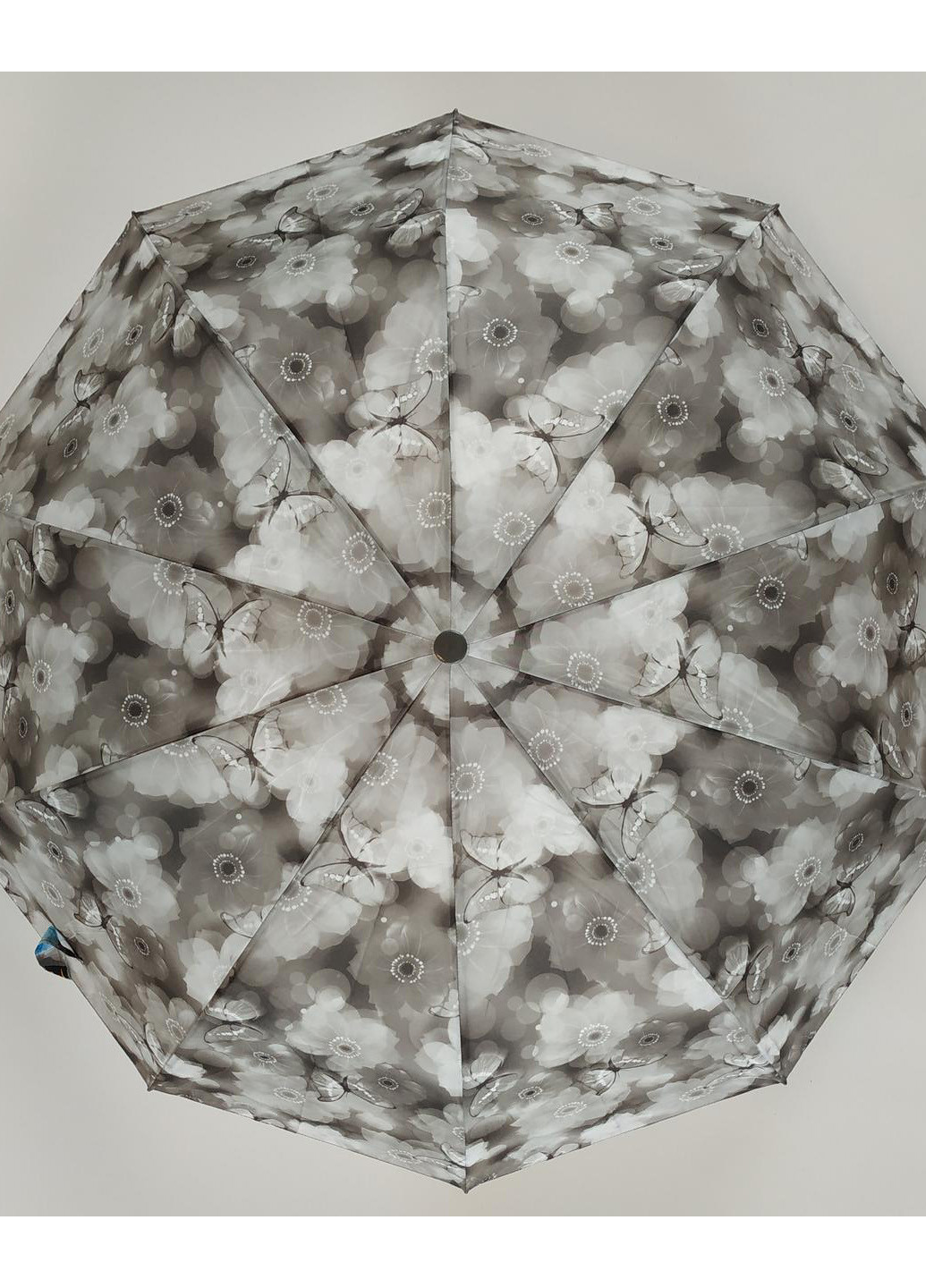 Серый женский полуавтоматический зонт (499) 100 см S&L (189978872)