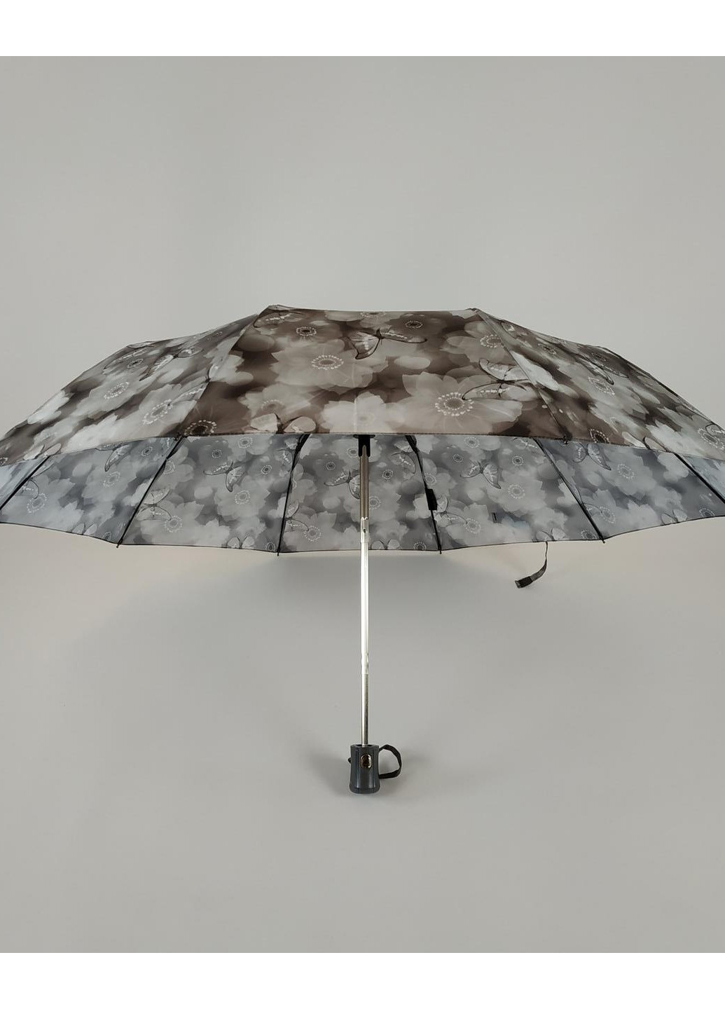 Серый женский полуавтоматический зонт (499) 100 см S&L (189978872)