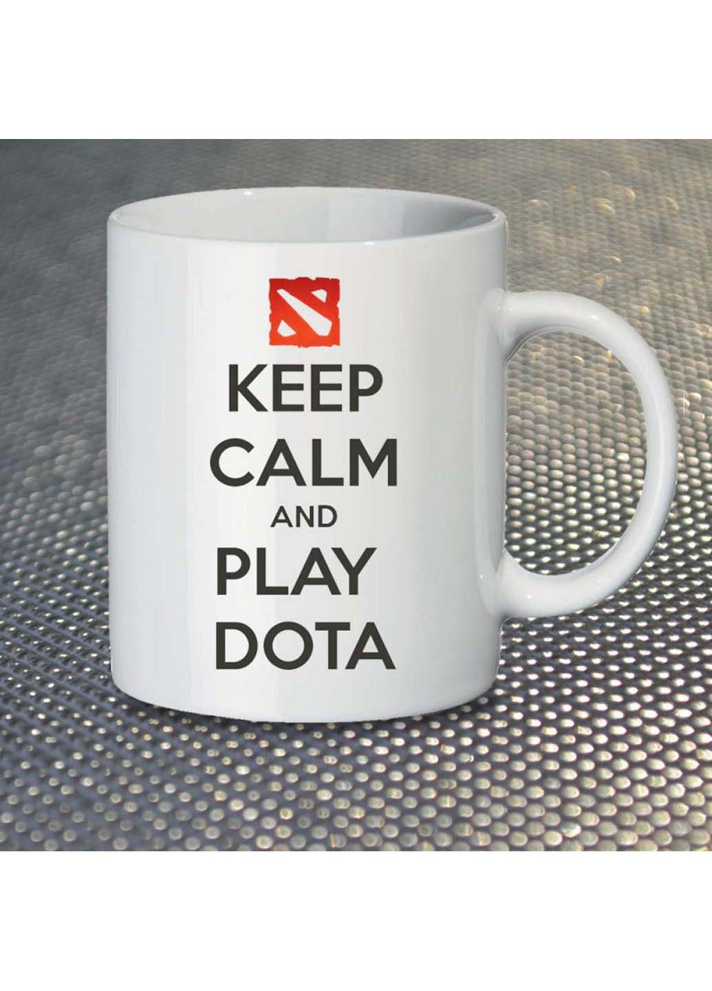 Чашка Fan Girl Keep Calm and Play Dota 330 мл (254914856)