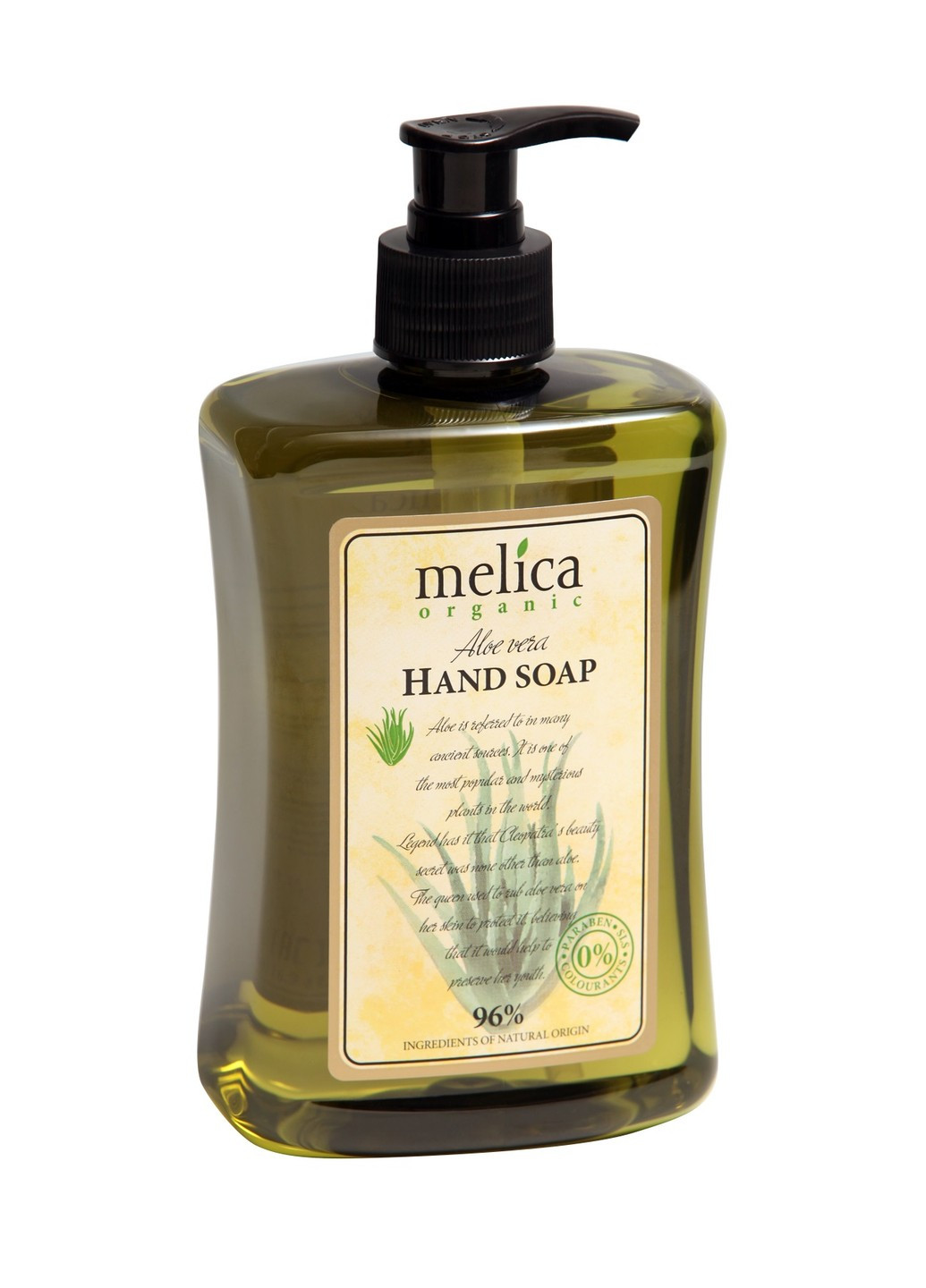 Жидкое мыло Алоэ вера 500 мл Melica Organic (253590864)