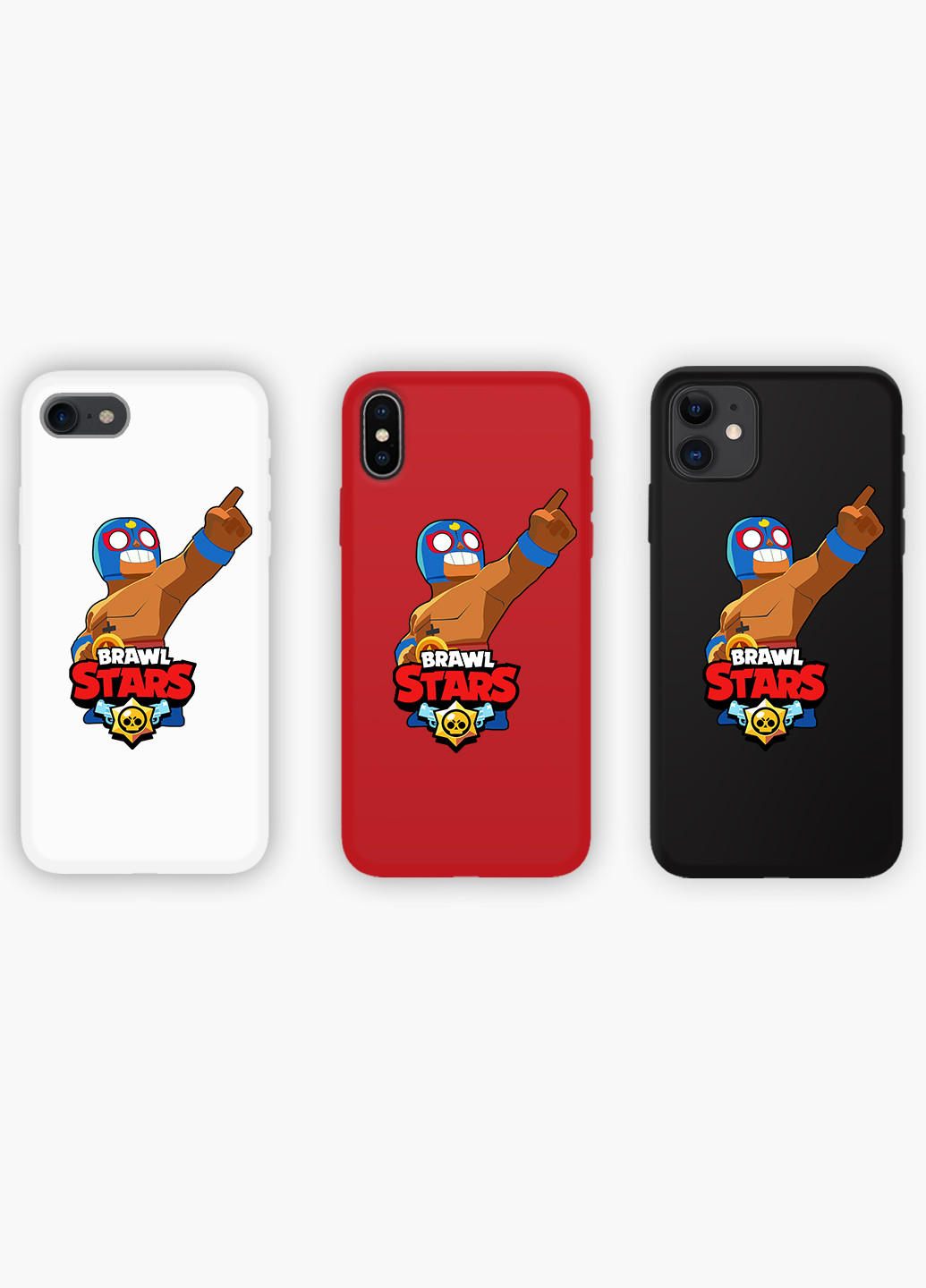 Чехол силиконовый Apple Iphone 8 plus Эль Примо Бравл Старс (El Primo Brawl Stars) (6154-1011) MobiPrint (219284289)