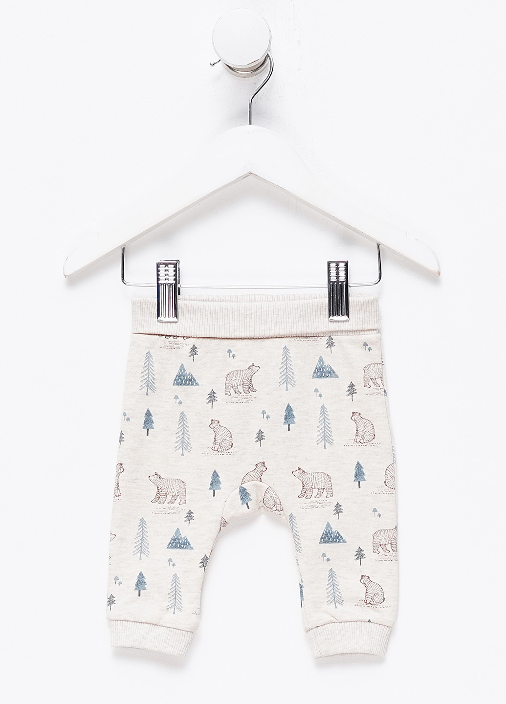 Бежевые кэжуал демисезонные брюки джоггеры C&A