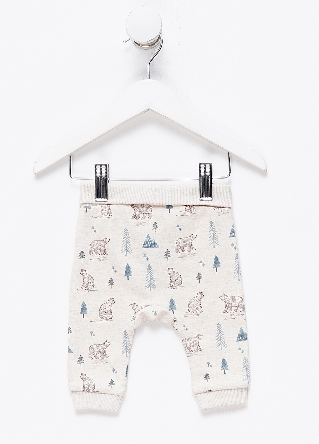 Бежевые кэжуал демисезонные брюки джоггеры C&A