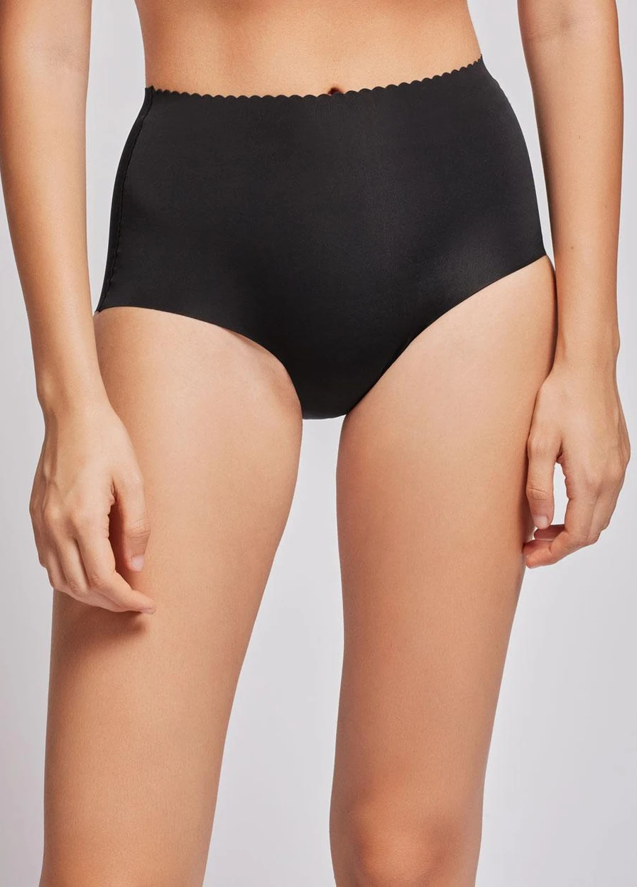 Труси жіночі міді XXL чорний 212P6 Gisela (255366021)