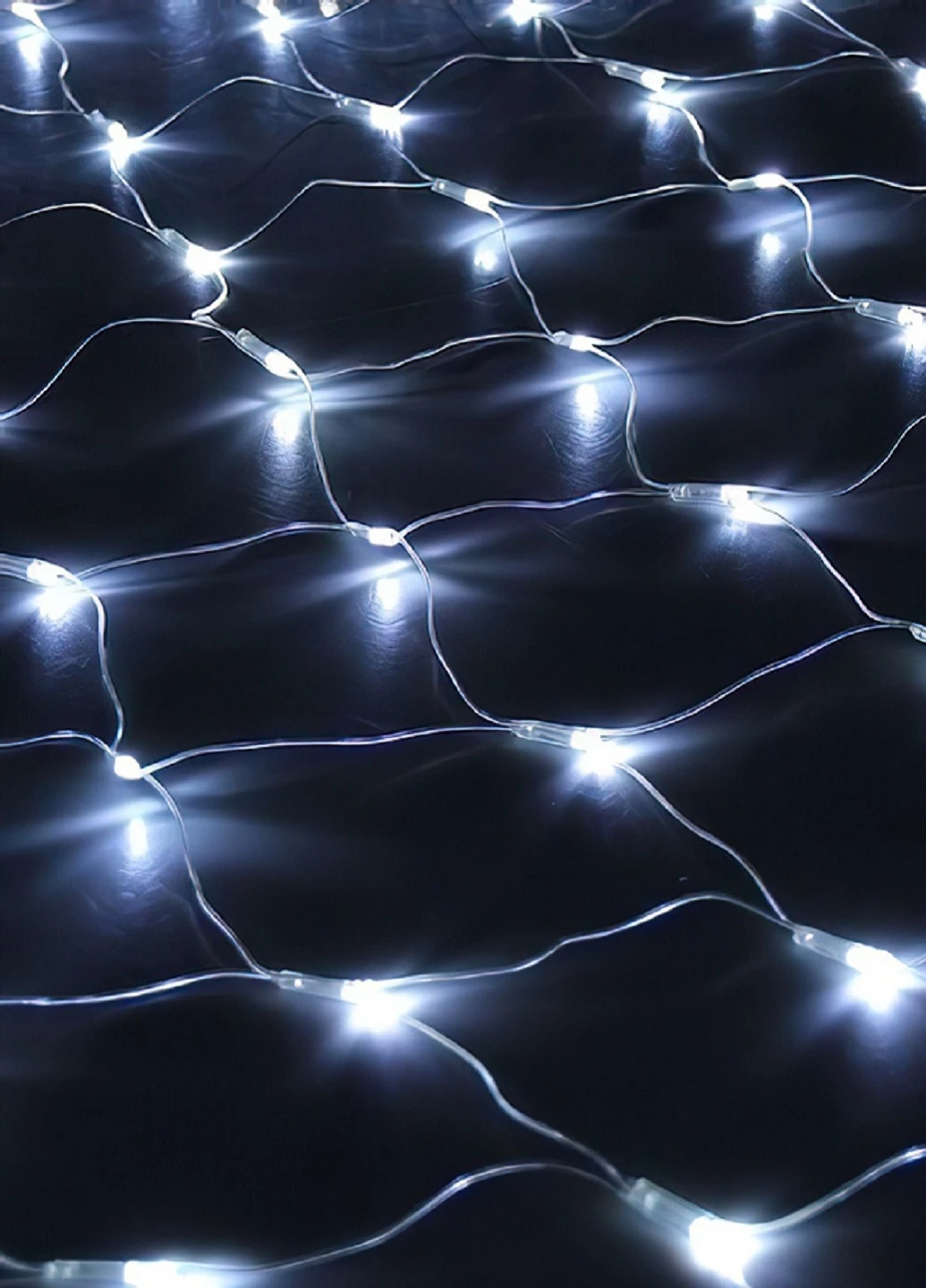 Світлодіодна гірлянда сітка 190х160 см 180 LED 8 режимів свічення (30186-Нов) Холодний білий Francesco Marconi (251386130)
