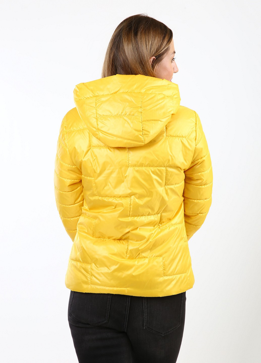 Желтая демисезонная куртка Amazonka