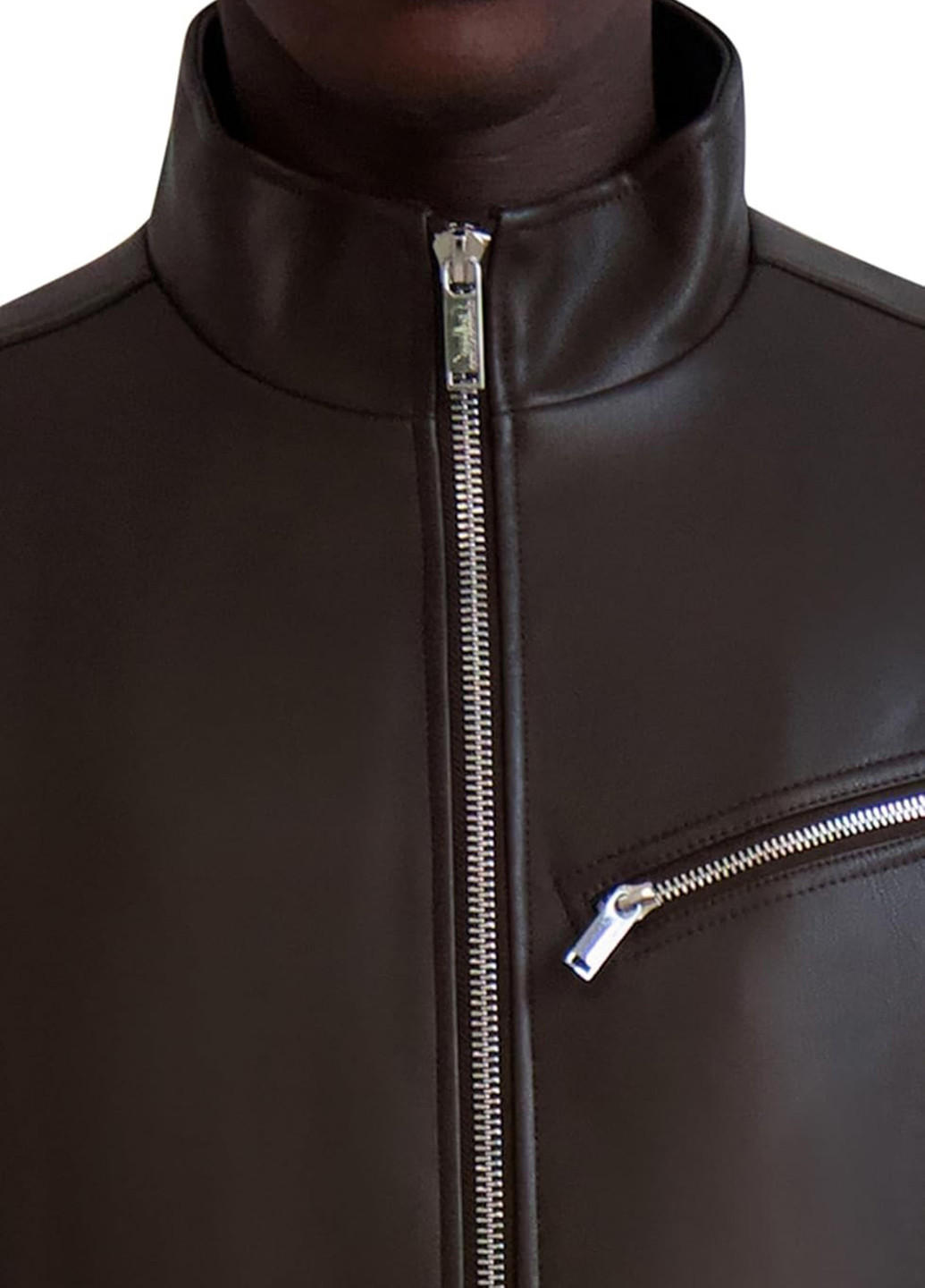 Темно-коричнева демісезонна куртка Karl Lagerfeld