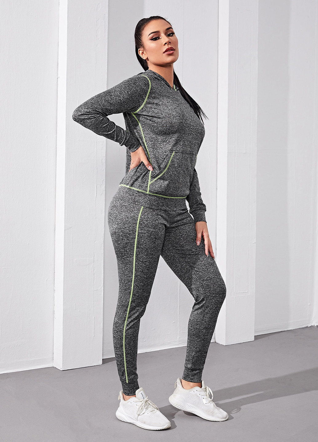 Спортивный костюм (худи, брюки) SHEIN (367802789)