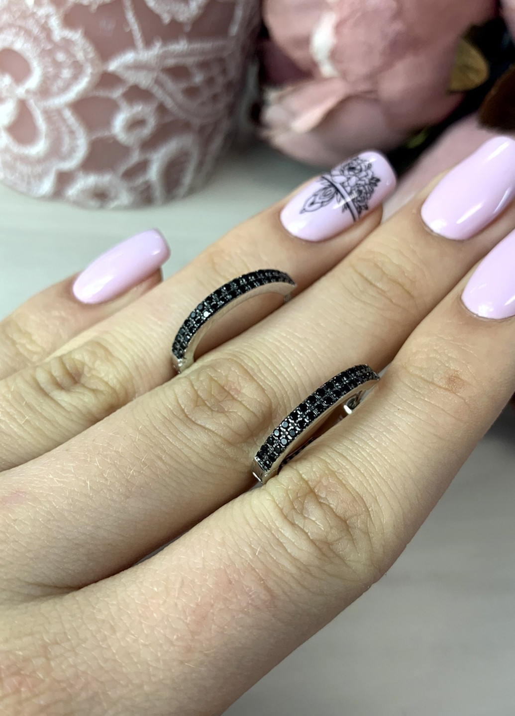 Сережки Silver Flame (132949132)