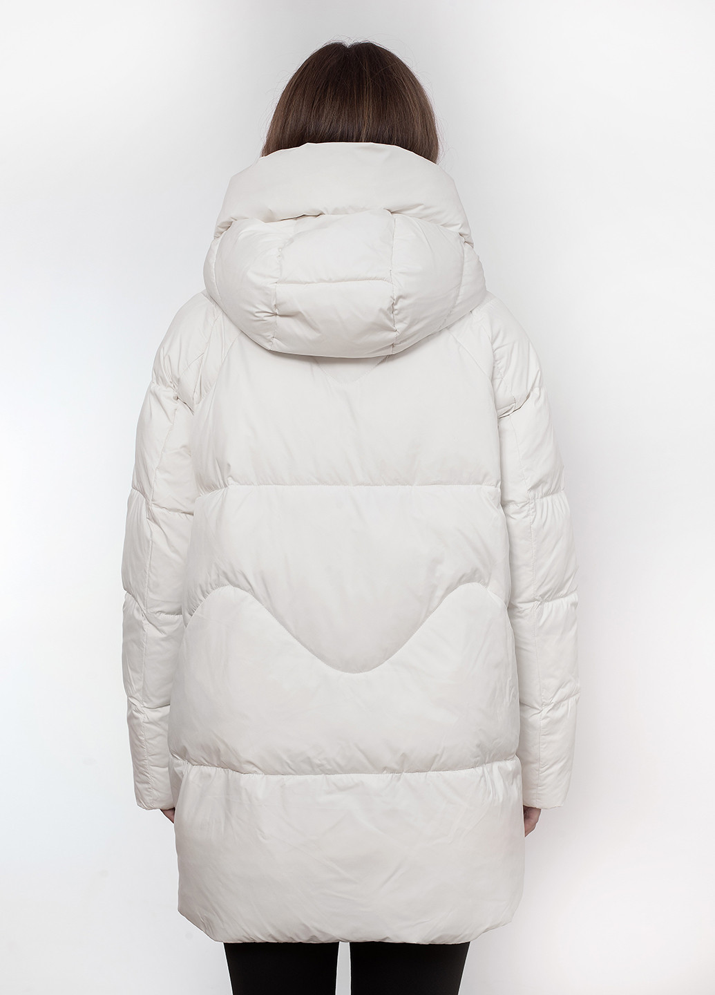 Молочная зимняя куртка куртка-пальто Peercat