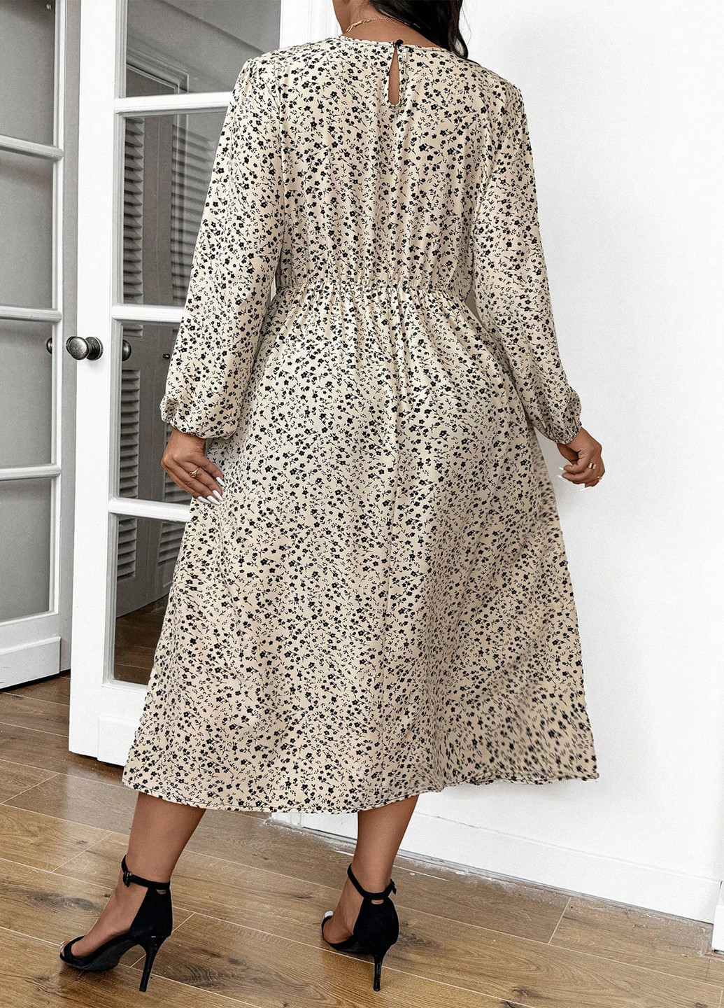 Комбінована кежуал сукня SHEIN з квітковим принтом