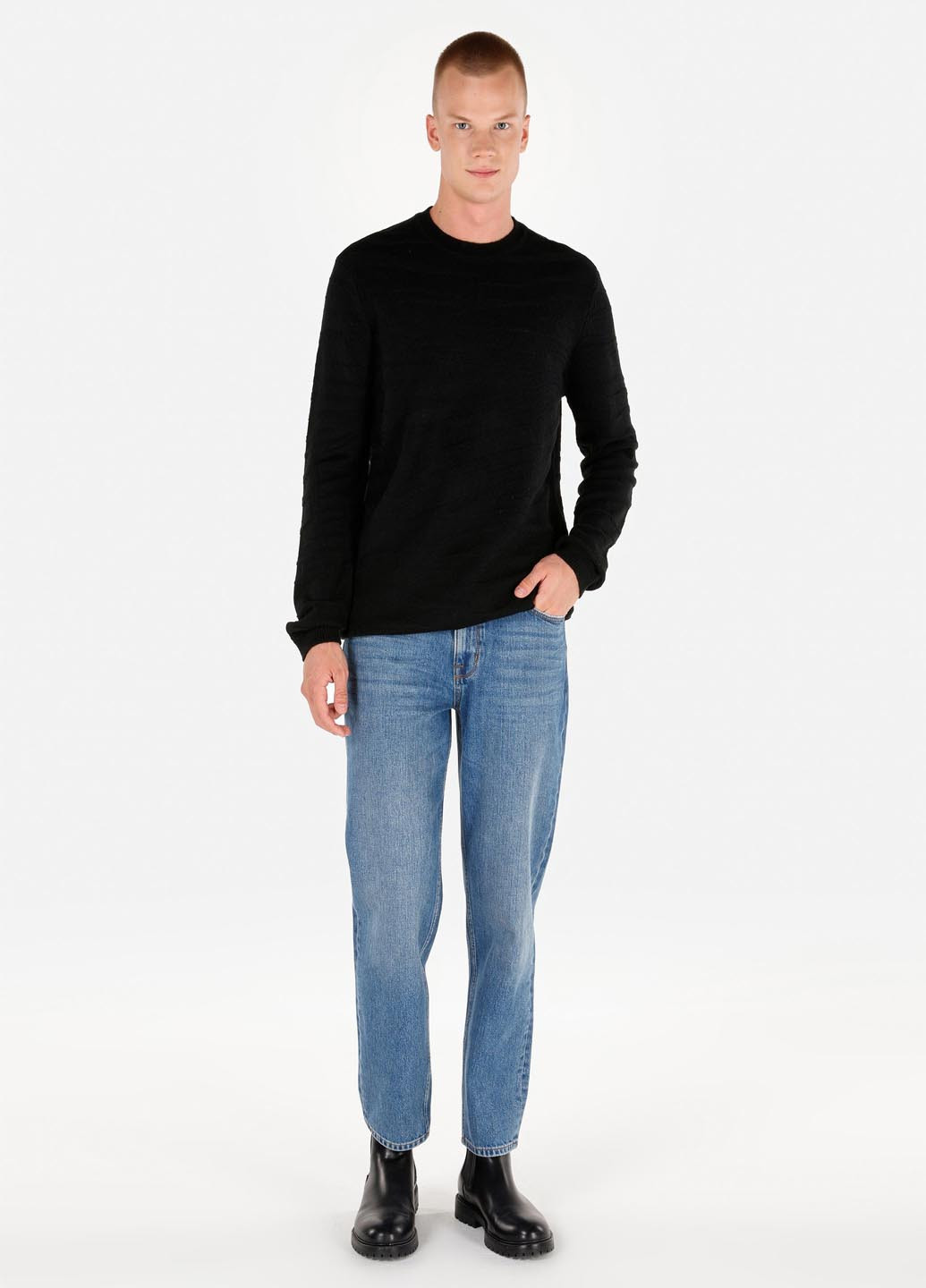 Черный демисезонный джемпер джемпер Colin's