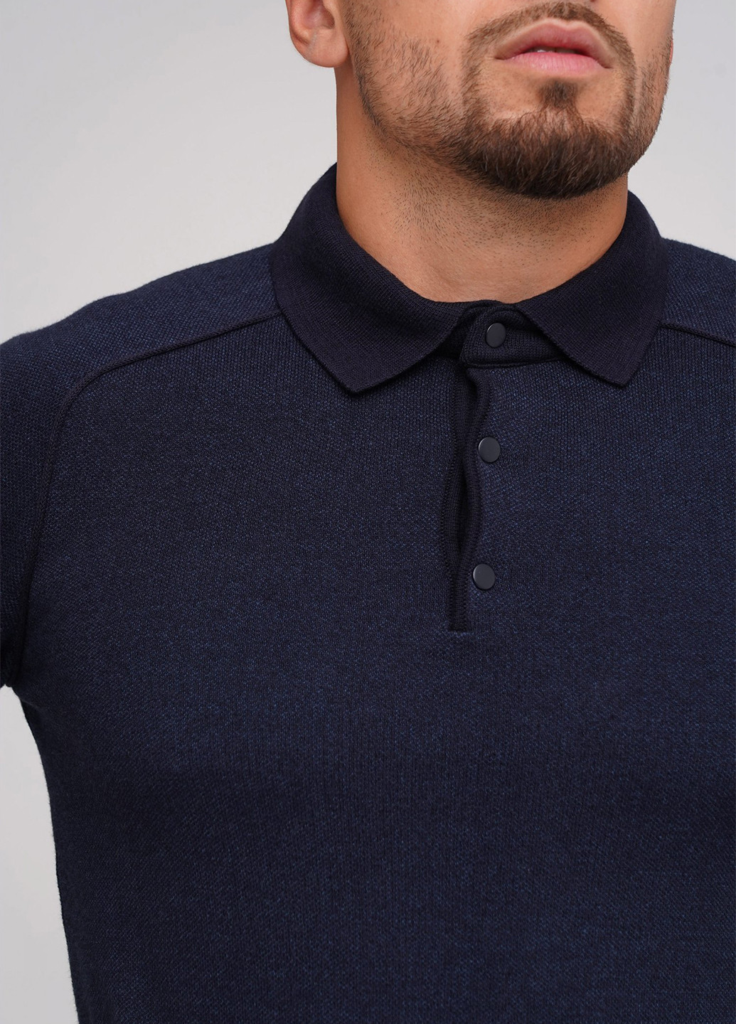 Темно-синій демісезонний светр Trend Collection