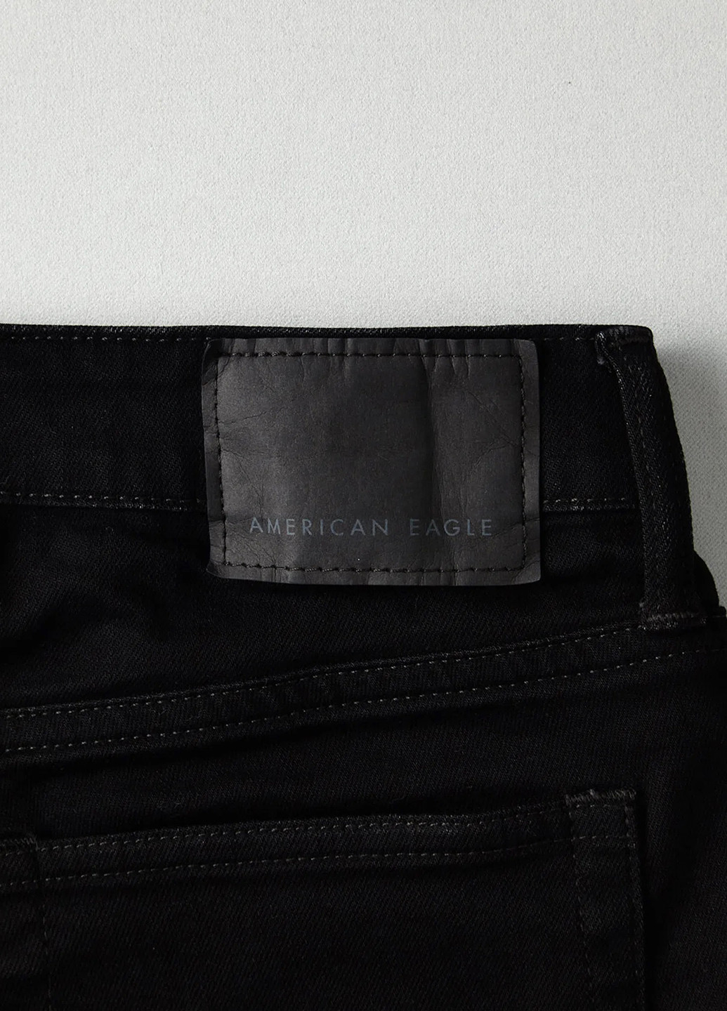 Черные демисезонные скинни джинсы American Eagle