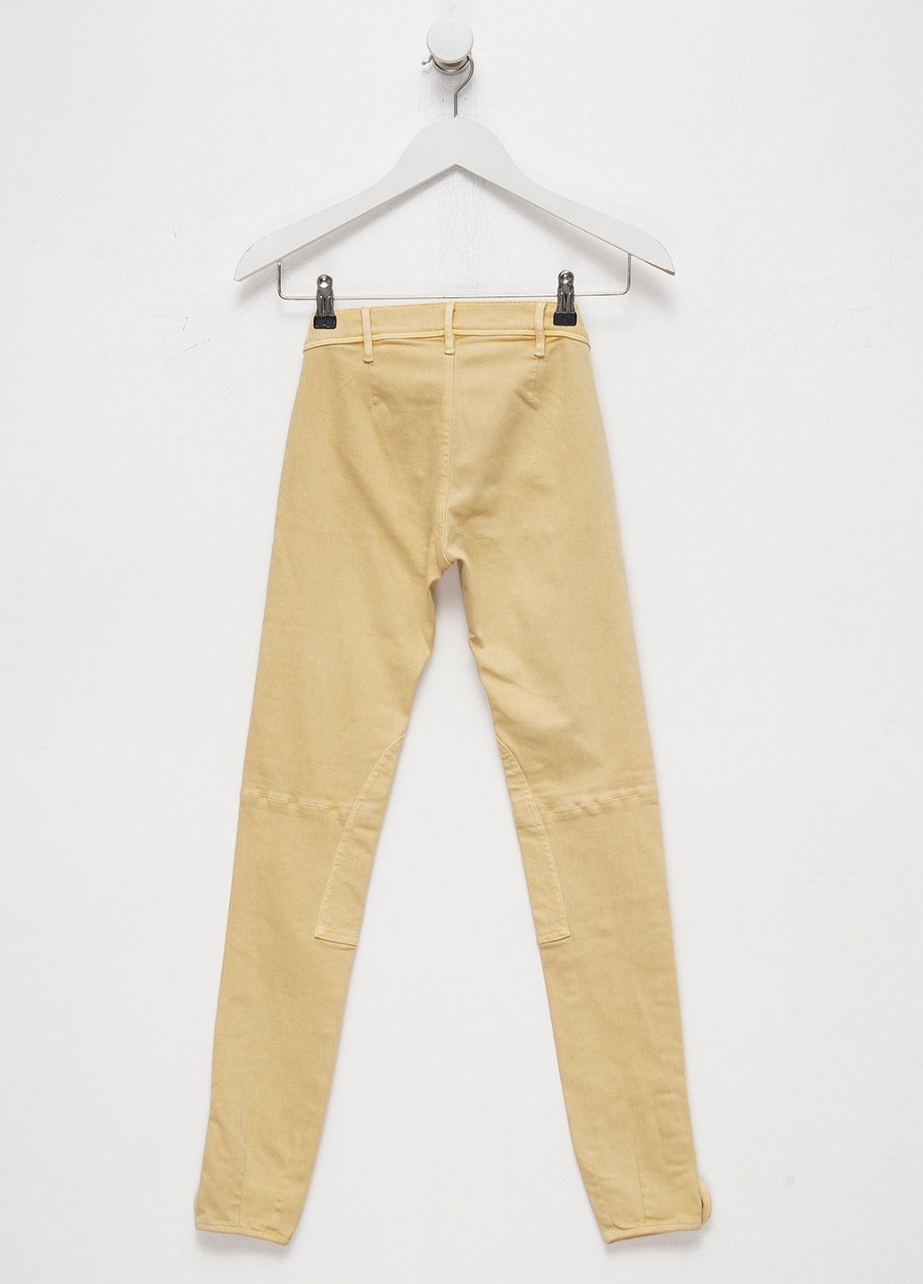 Светло-бежевые джинсовые демисезонные зауженные брюки Ralph Lauren