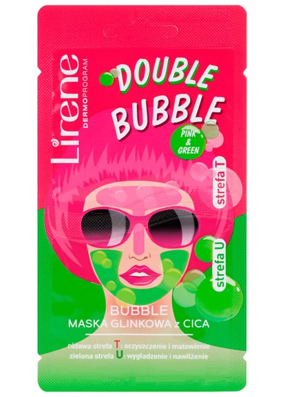 Глиняно-бульбашкова маска Double Bubble Сіса Lirene (250116469)