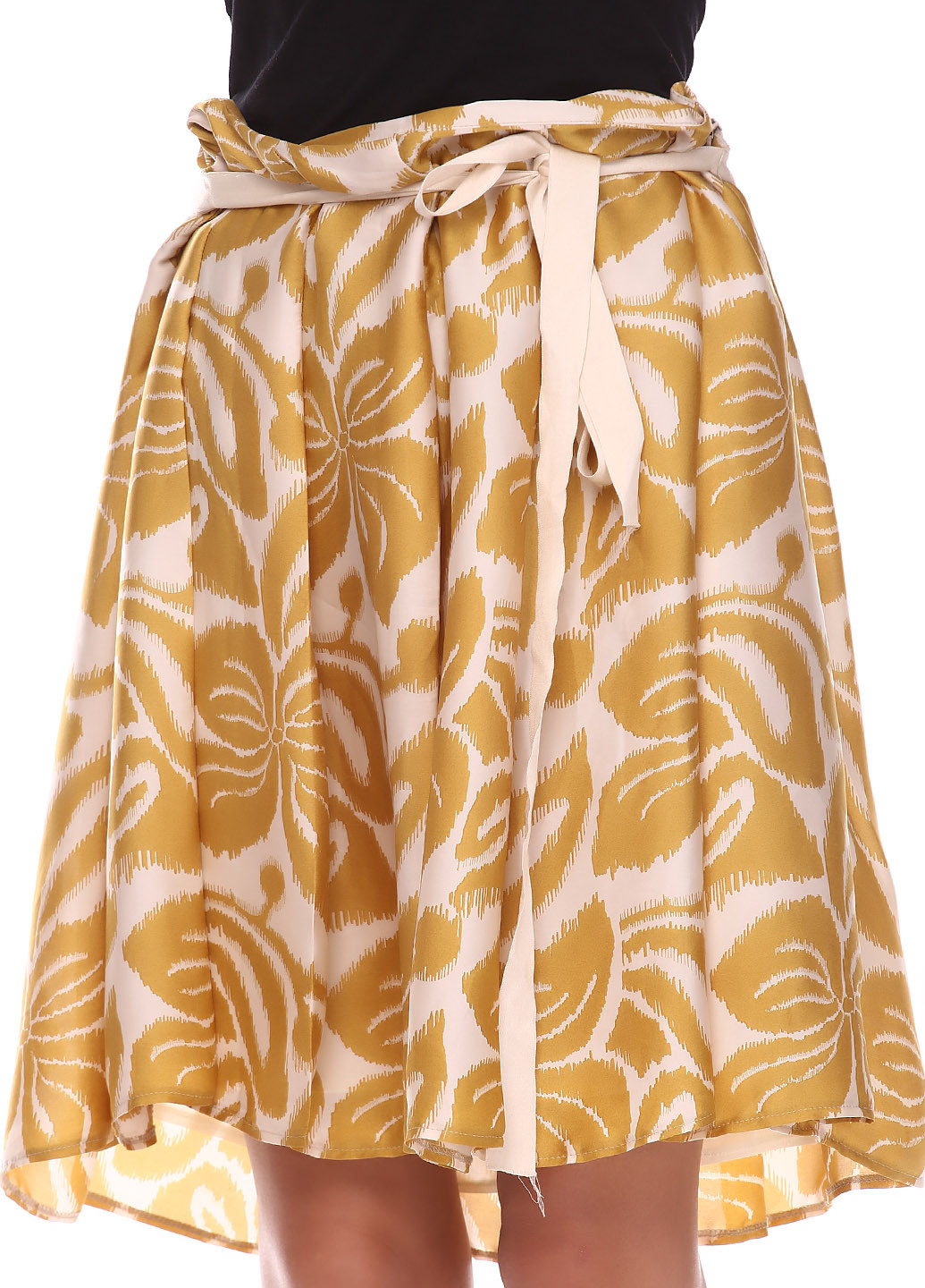 Горчичная кэжуал цветочной расцветки юбка NG Style карандаш