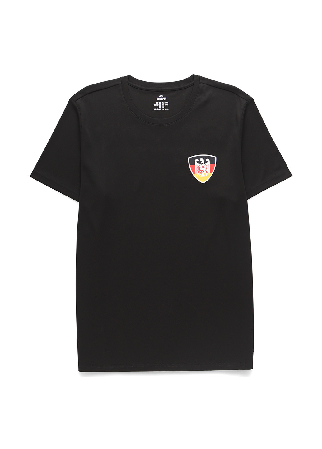 Черная футболка Crivit