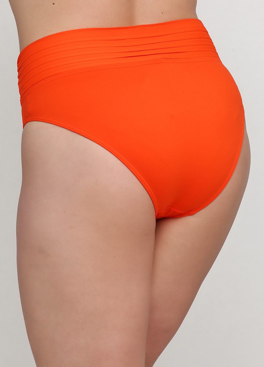 Оранжевые купальные трусики-плавки однотонные Rasurel