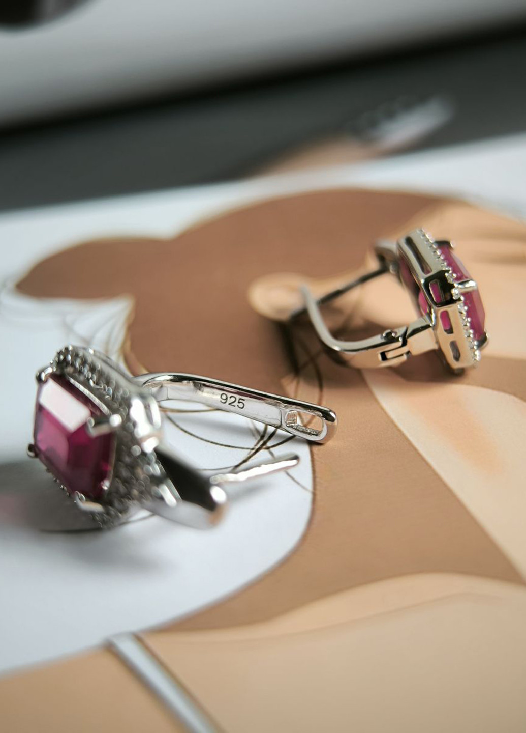 Сережки Silver Flame (354214459)