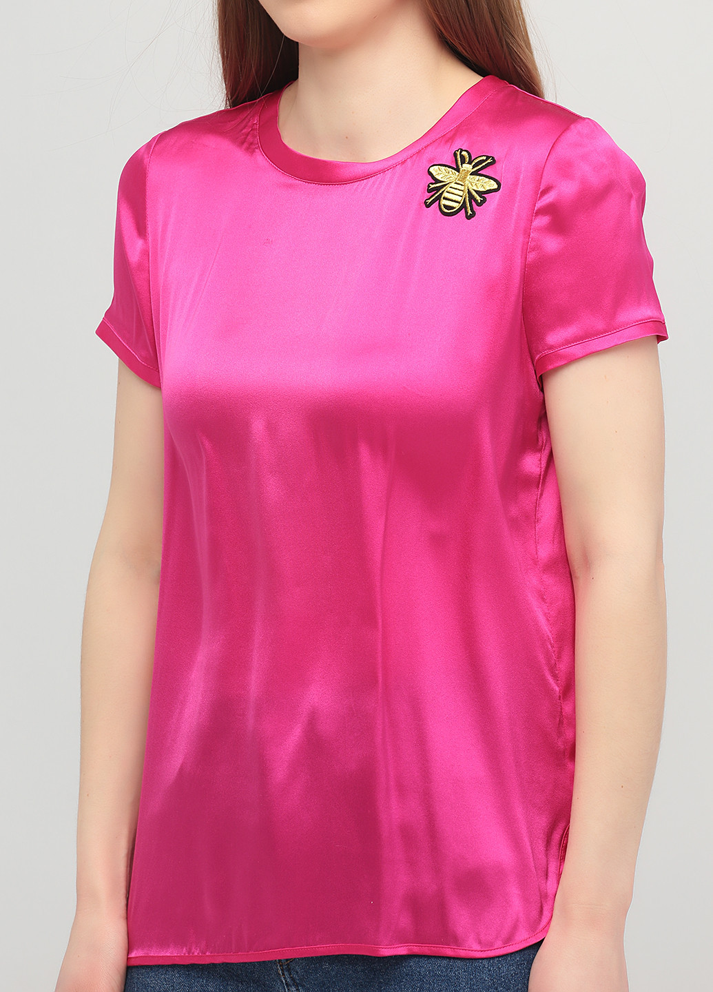Розовая летняя блуза Pinko