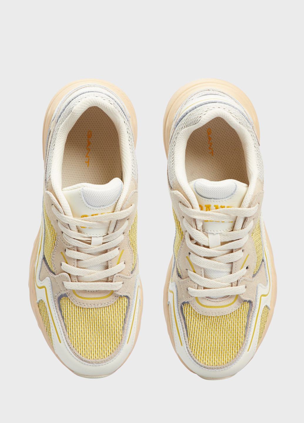 Желтые всесезонные кроссовки Gant