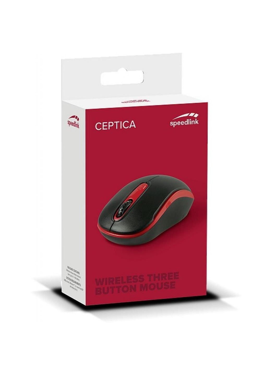Мишка Ceptica Wireless Black/Red (SL-630013-BKRD) Speedlink (253547549)