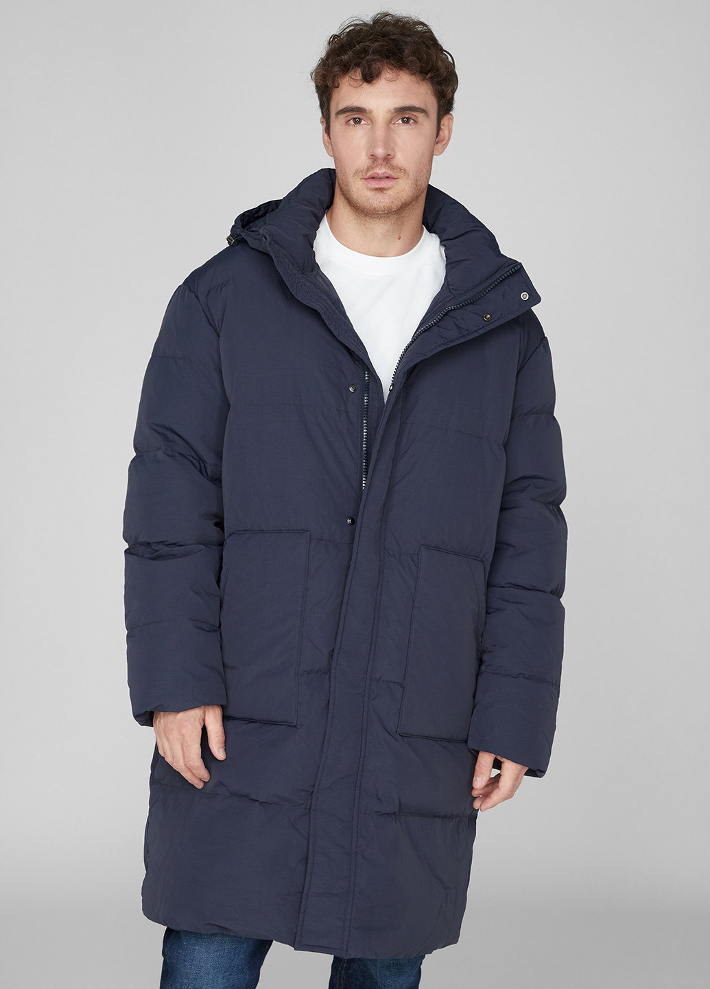 Синій зимній Пуховик PRPY