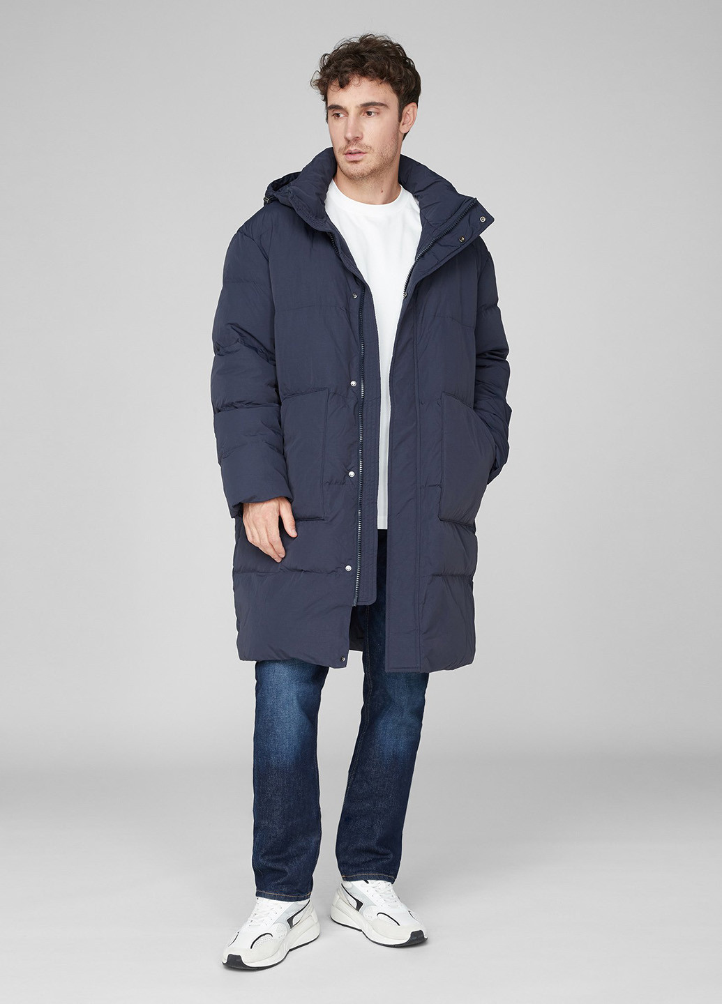 Синій зимній Пуховик PRPY