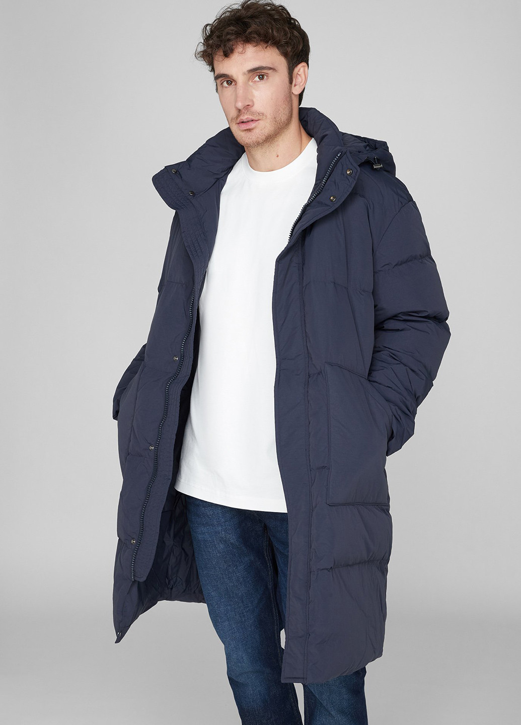 Синій зимній Пуховик PRPY