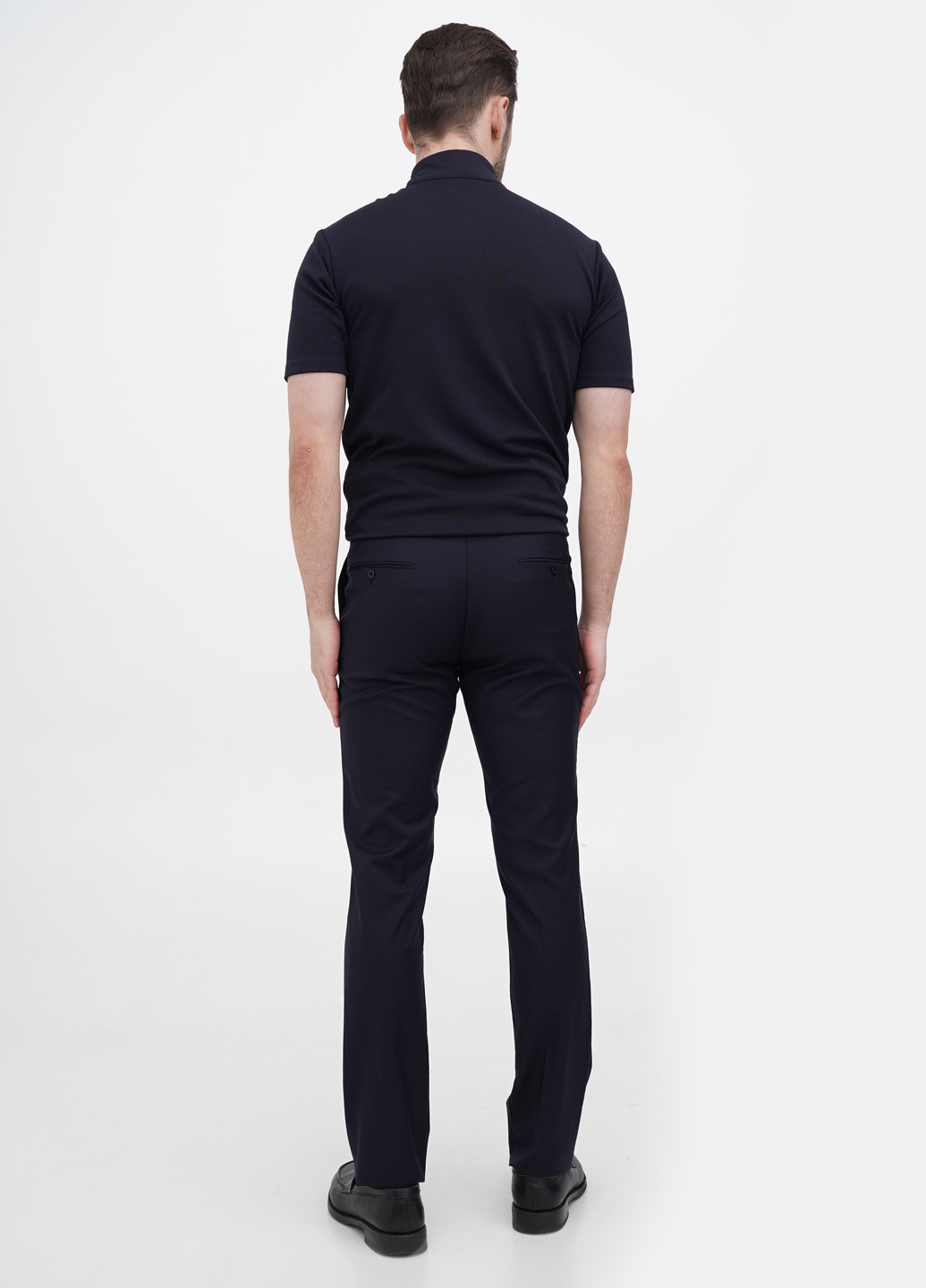 Темно-синие классические демисезонные классические брюки Ralph Lauren