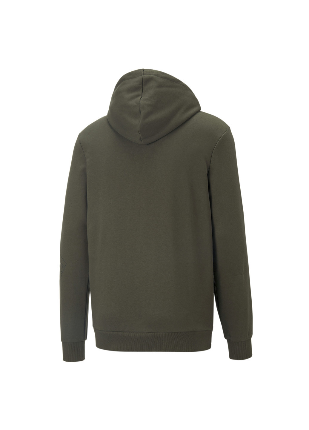 Зелена демісезонна худі power full-zip men's hoodie Puma