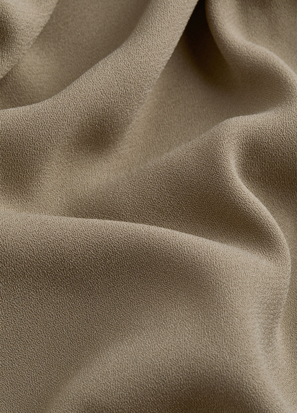 Оливковое (хаки) кэжуал платье на запах H&M однотонное