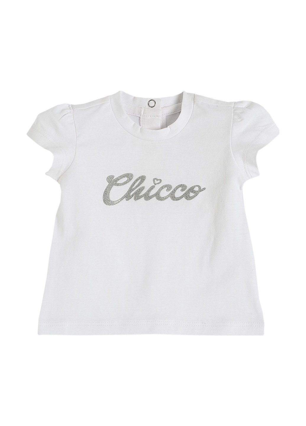 Белая летняя футболка Chicco