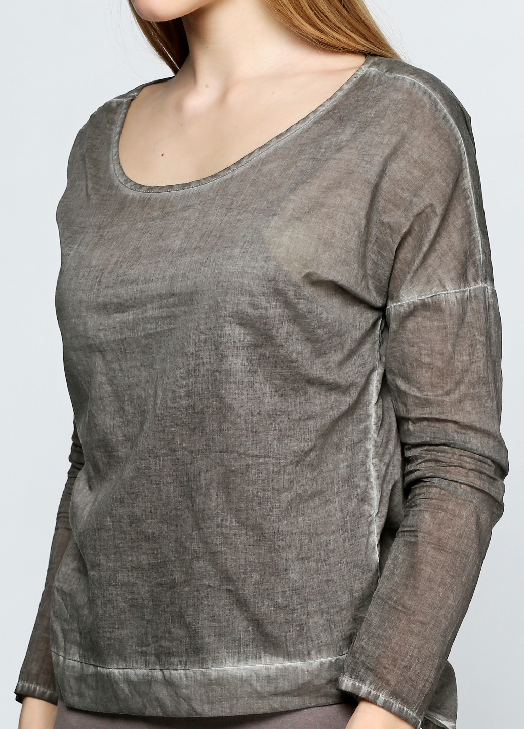 Коричневий демісезонний комплект (блуза, майка) Comma