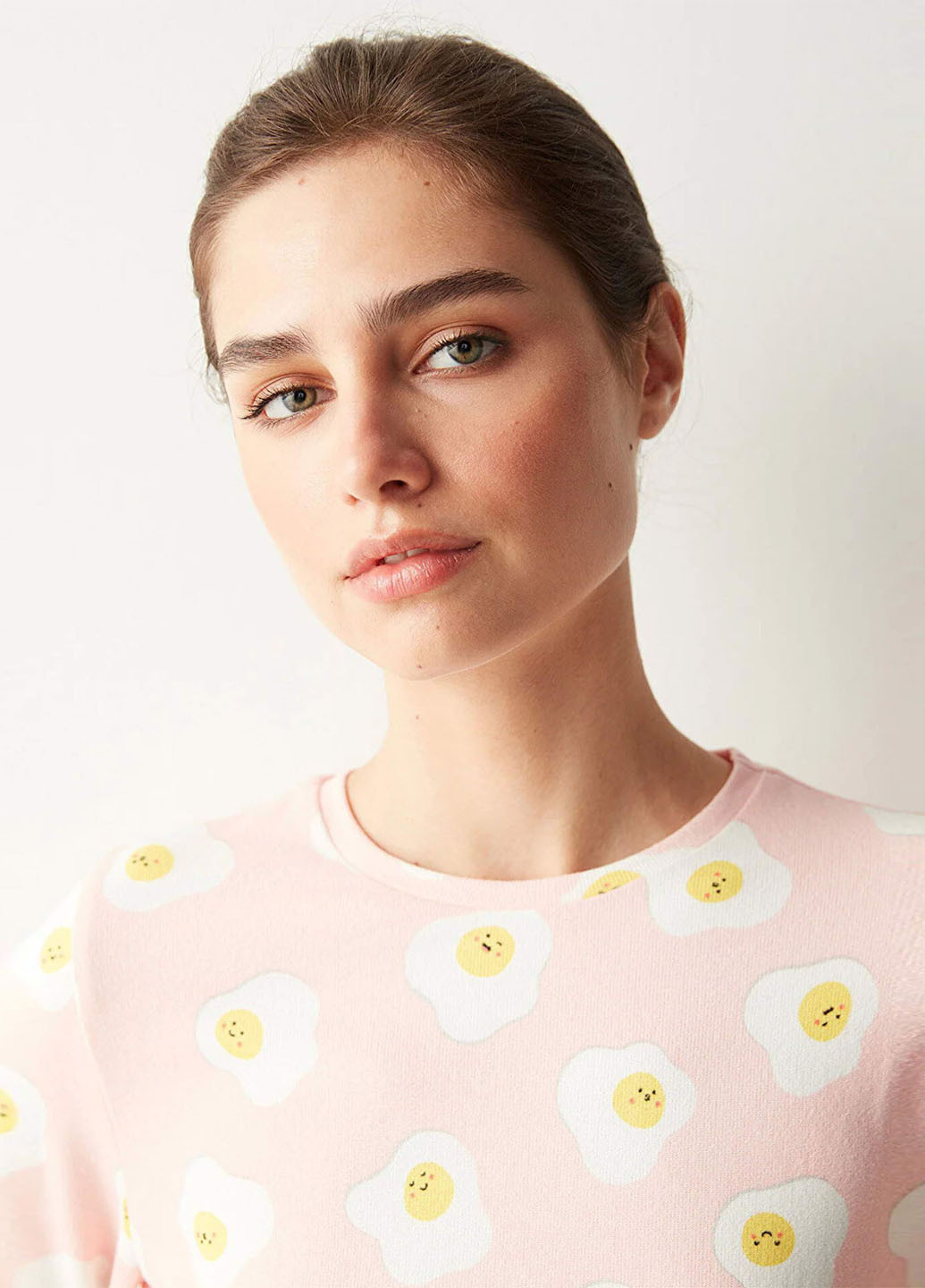 Розовая всесезон пижама (лонгслив, брюки) лонгслив + брюки Penti