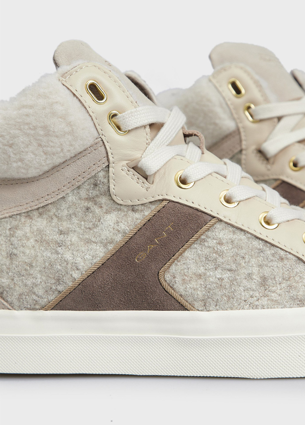 Зимние ботинки Gant с логотипом тканевые