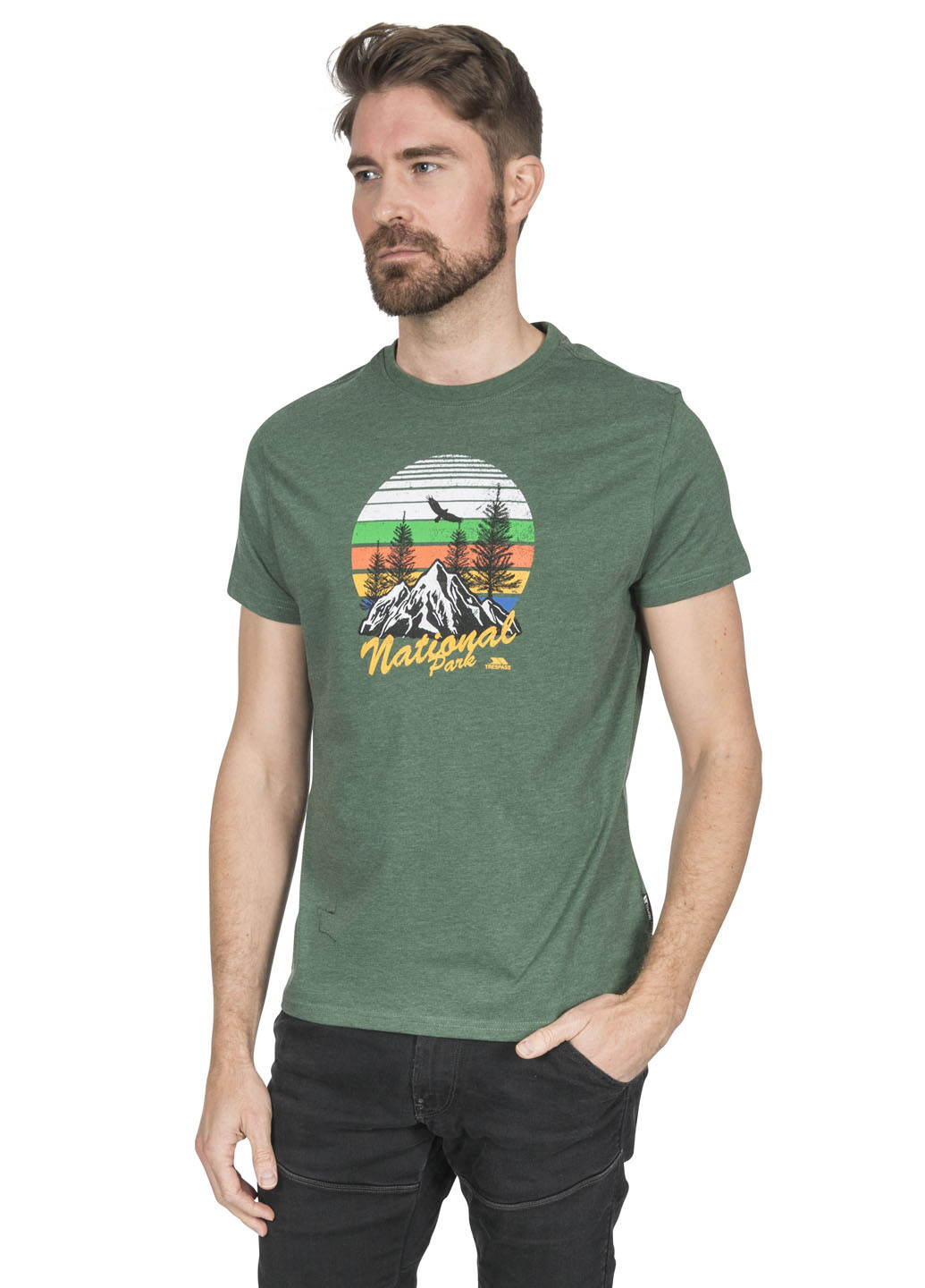 Зеленая футболка Trespass