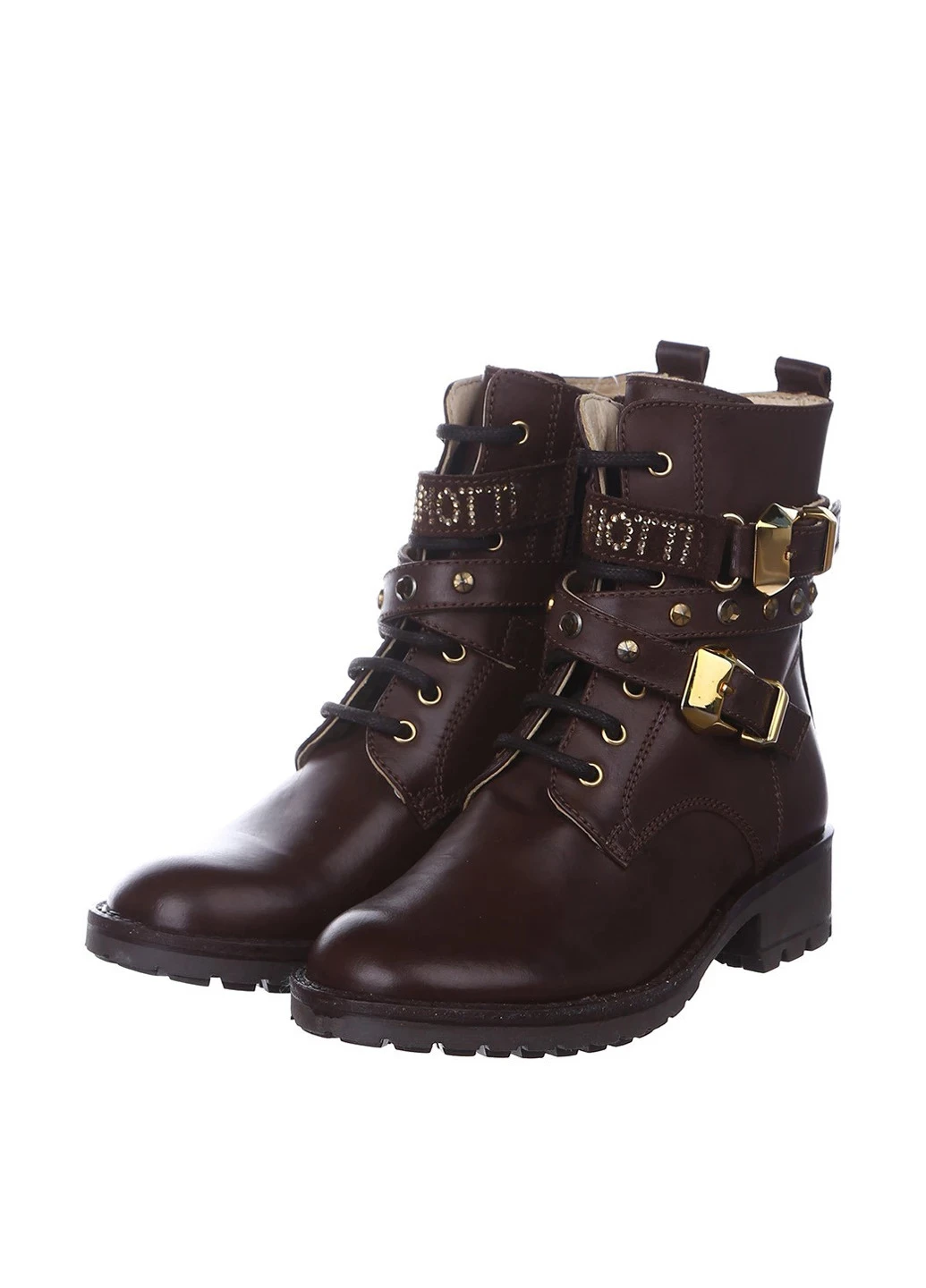 Коричневые ботинки Zanotti