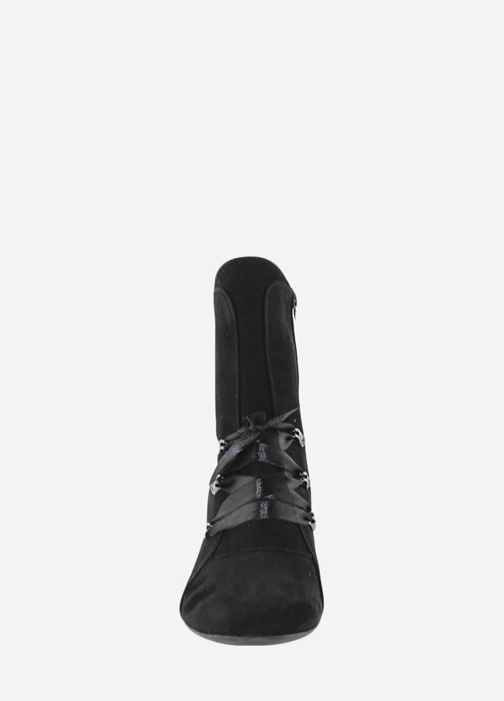 Осенние ботинки rk606-11 черный Kseniya из натуральной замши
