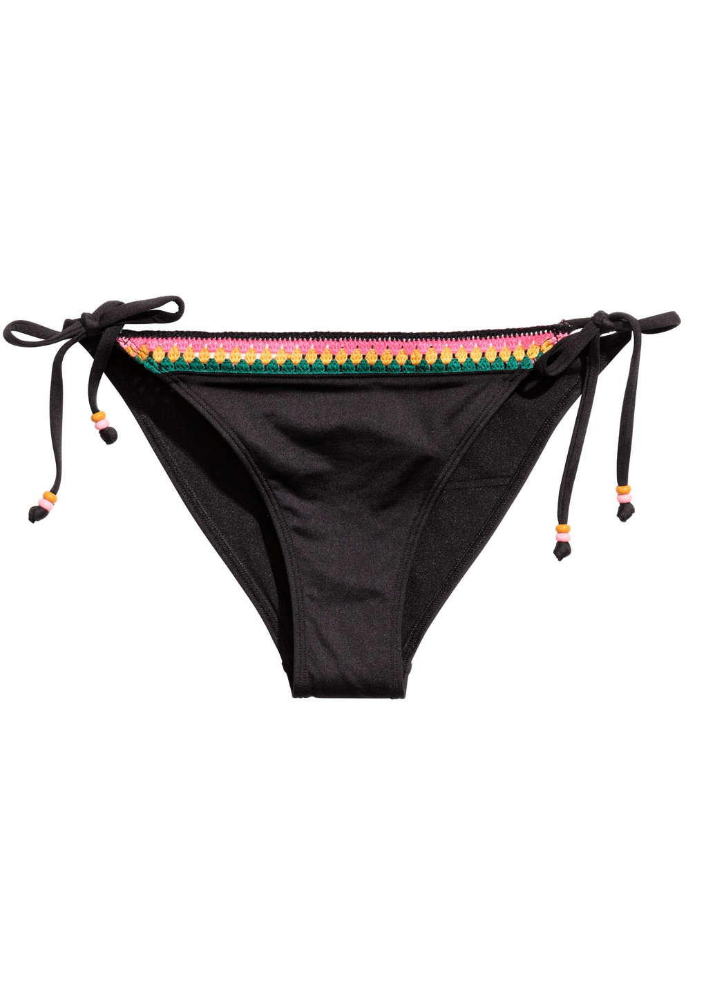 Черные купальные трусики с орнаментом H&M