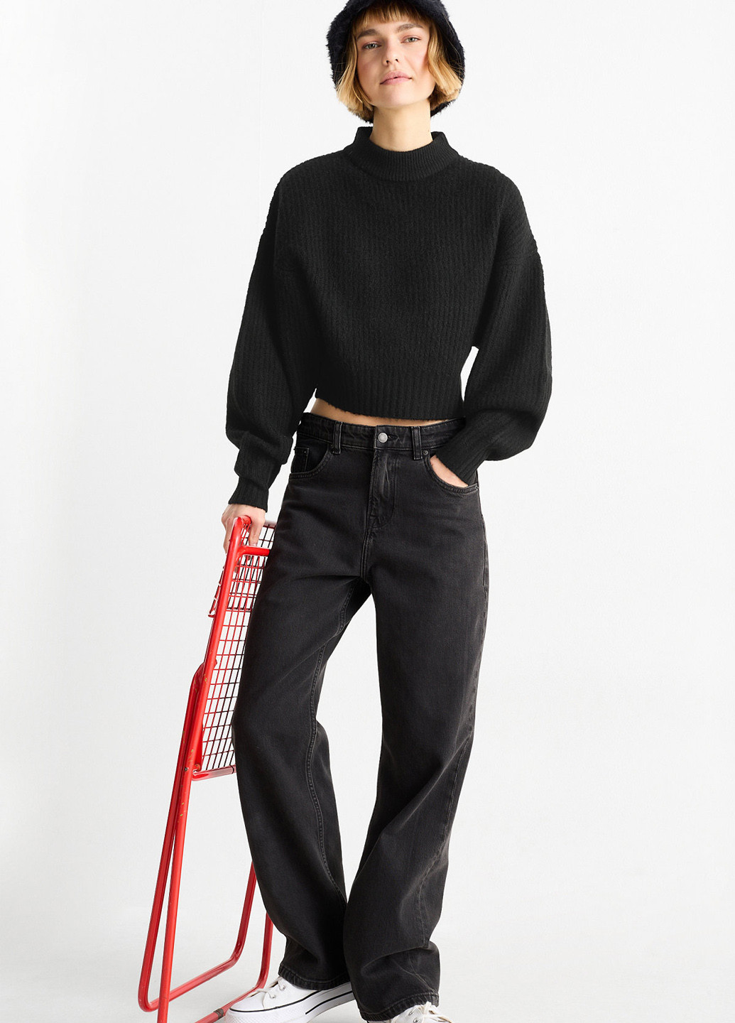 Чорний демісезонний джемпер джемпер C&A