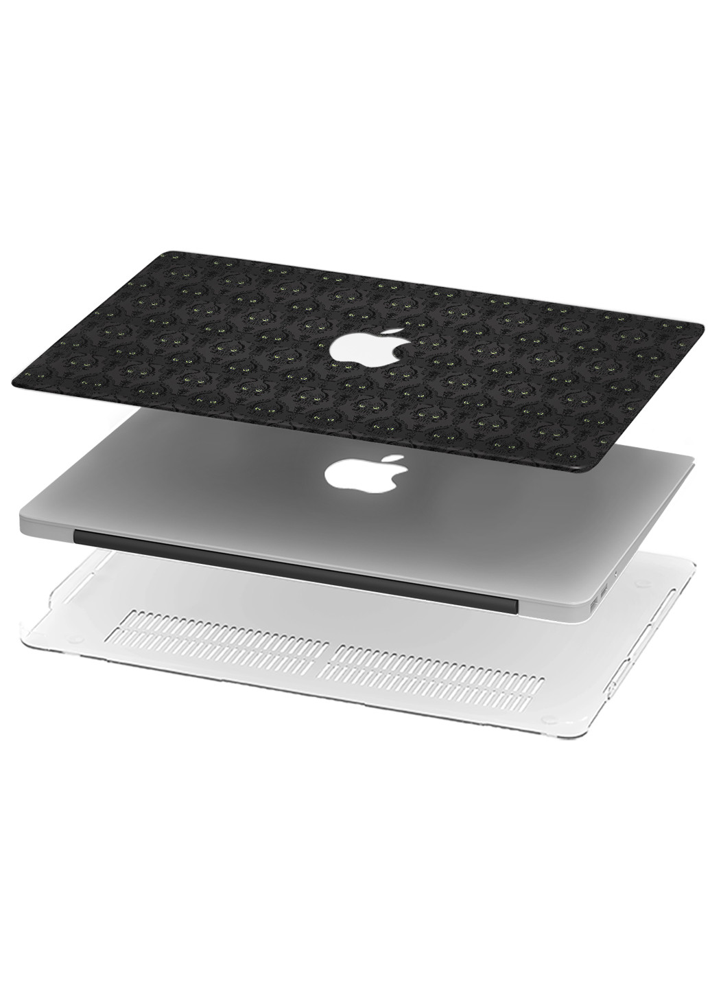 Чохол пластиковий для Apple MacBook Air 13 A1466 / A1369 Паттерн черепа (Skull pattern) (6351-2456) MobiPrint (218861894)
