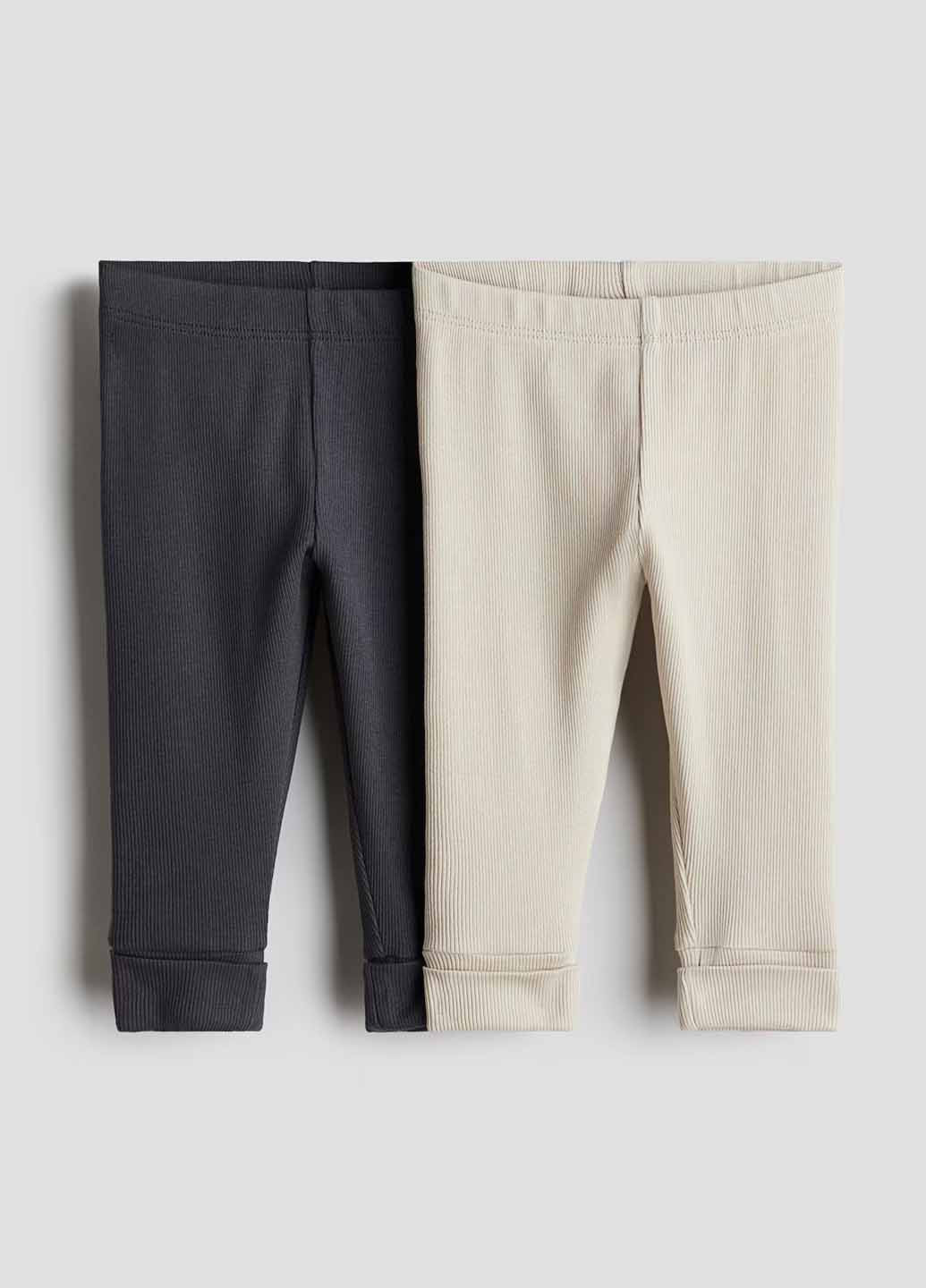 Комбинированные демисезонные леггинсы (2 шт.) H&M