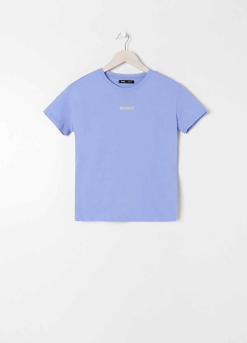 Светло-синяя летняя футболка Sinsay