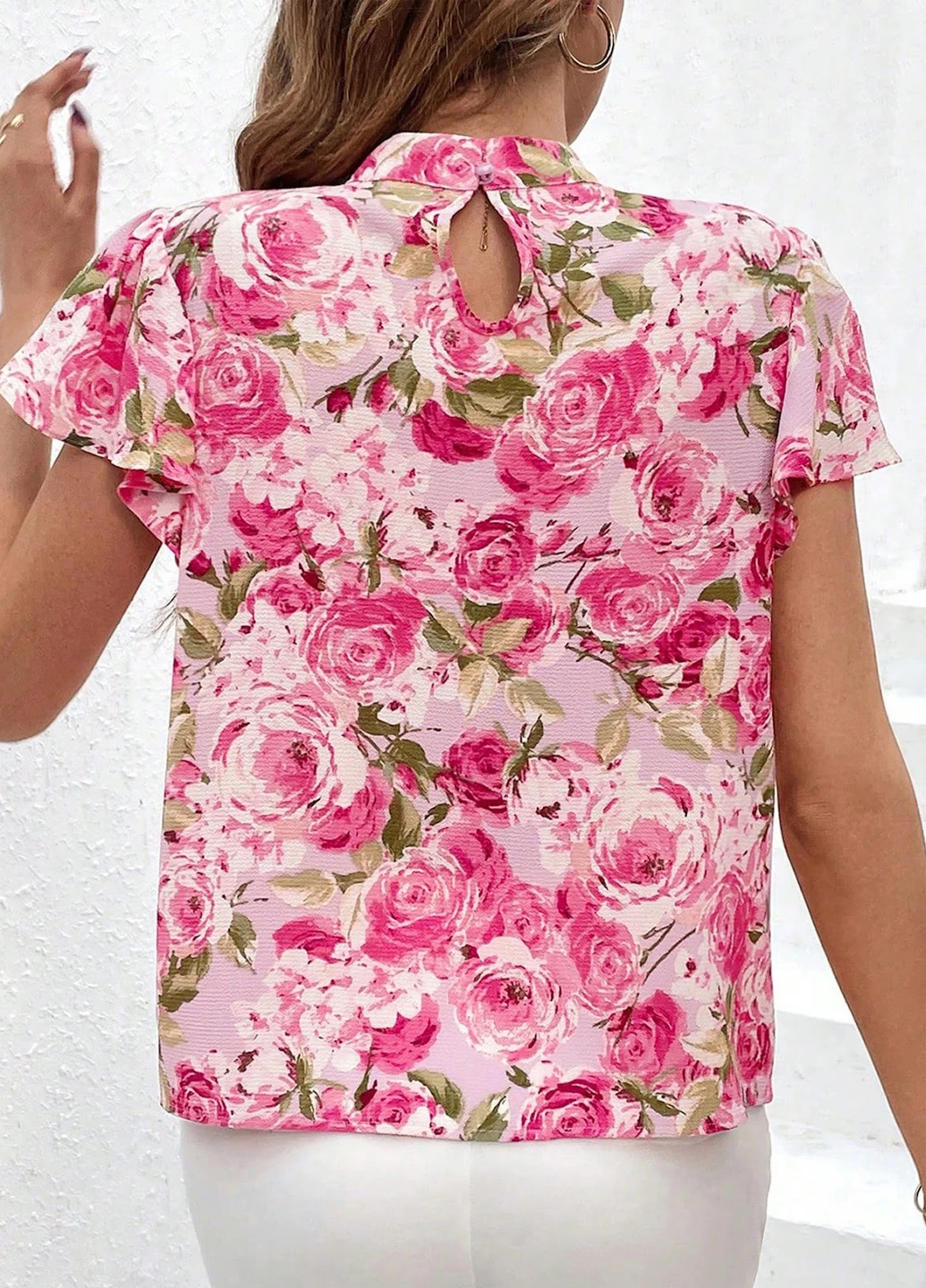 Комбинированная блуза SHEIN